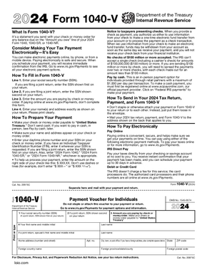 Form 1040-V Payment Voucher: Easy Download & Instructions