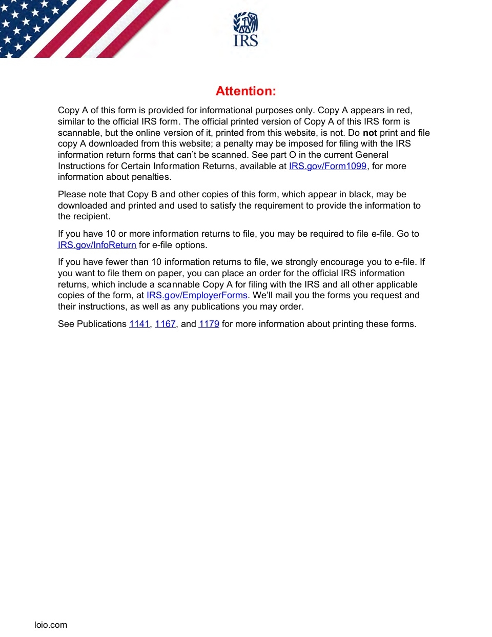 Form 1099-INT Page 1