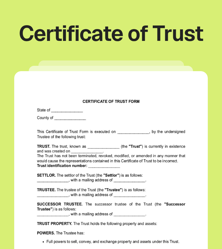 Certificate of Trust Preview