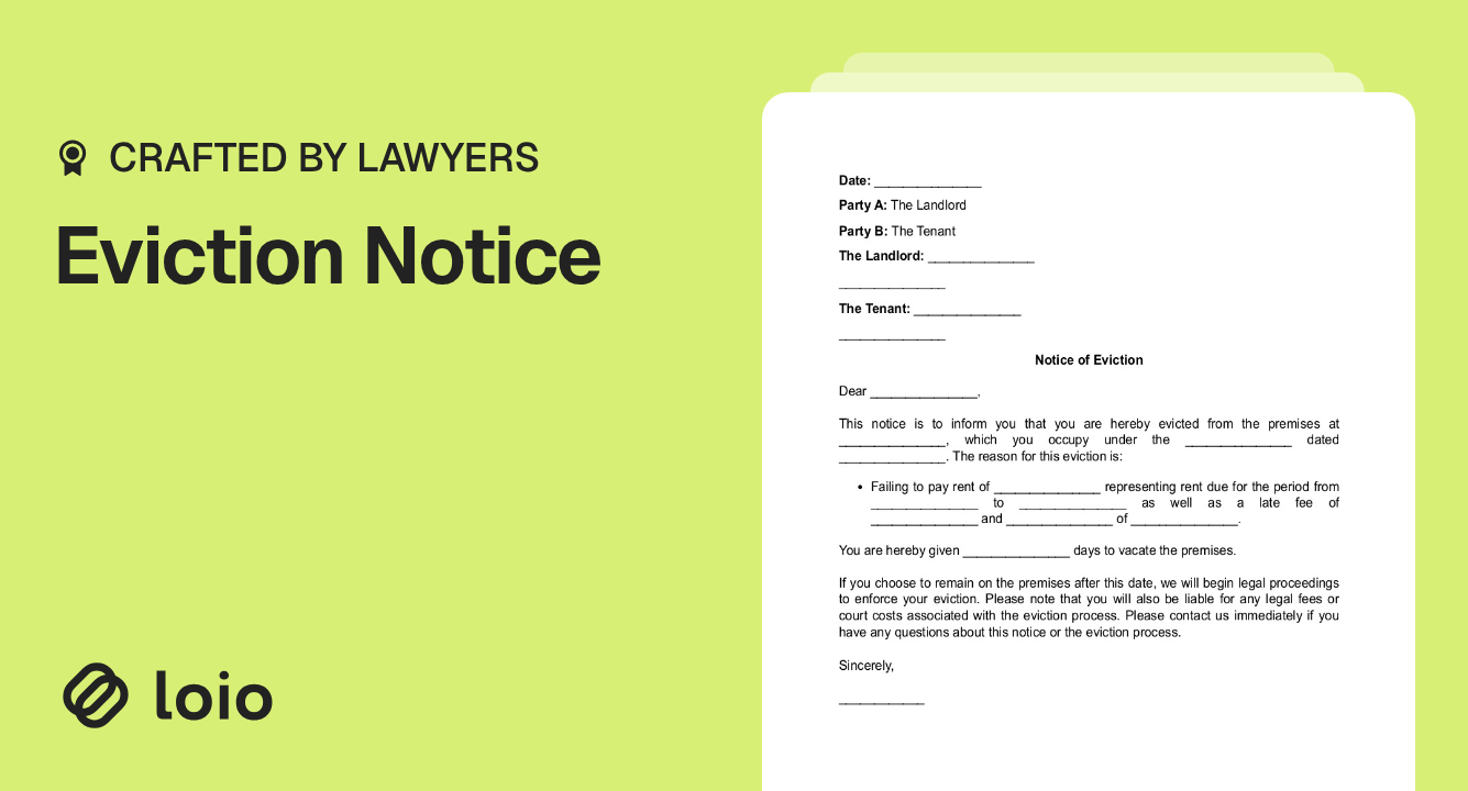 Eviction Notice Preview