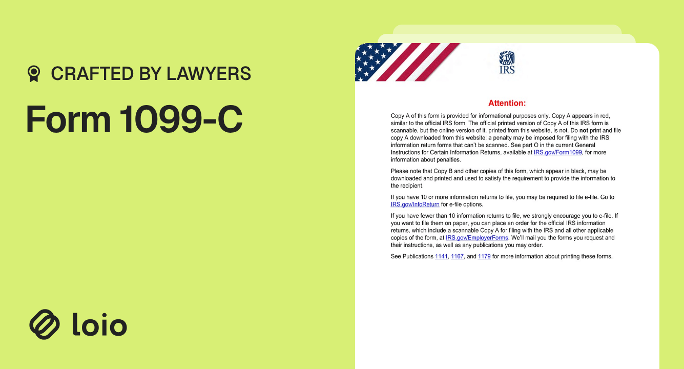 Form 1099-C Preview