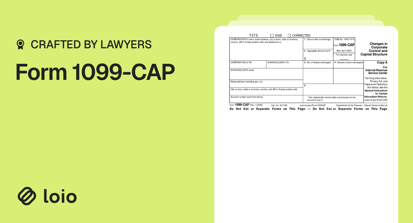 Form 1099-CAP Preview