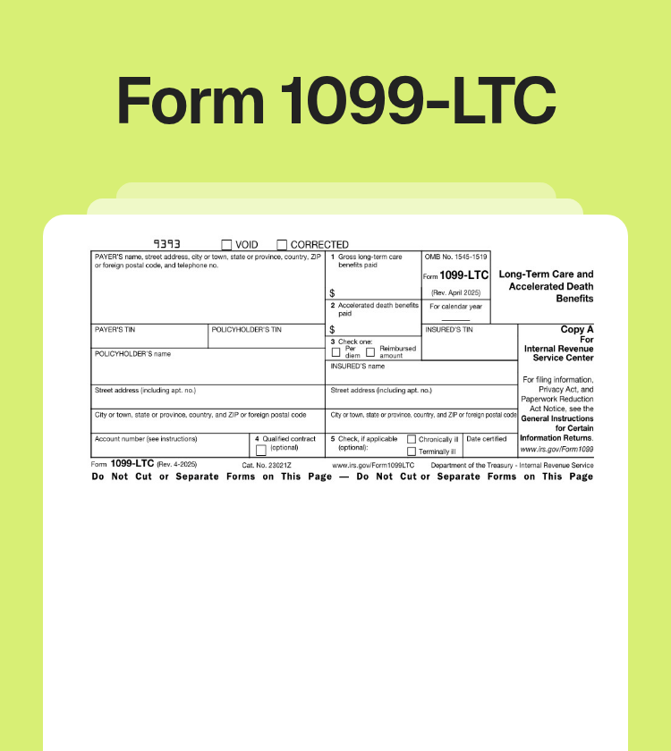 Form 1099-LTC Preview