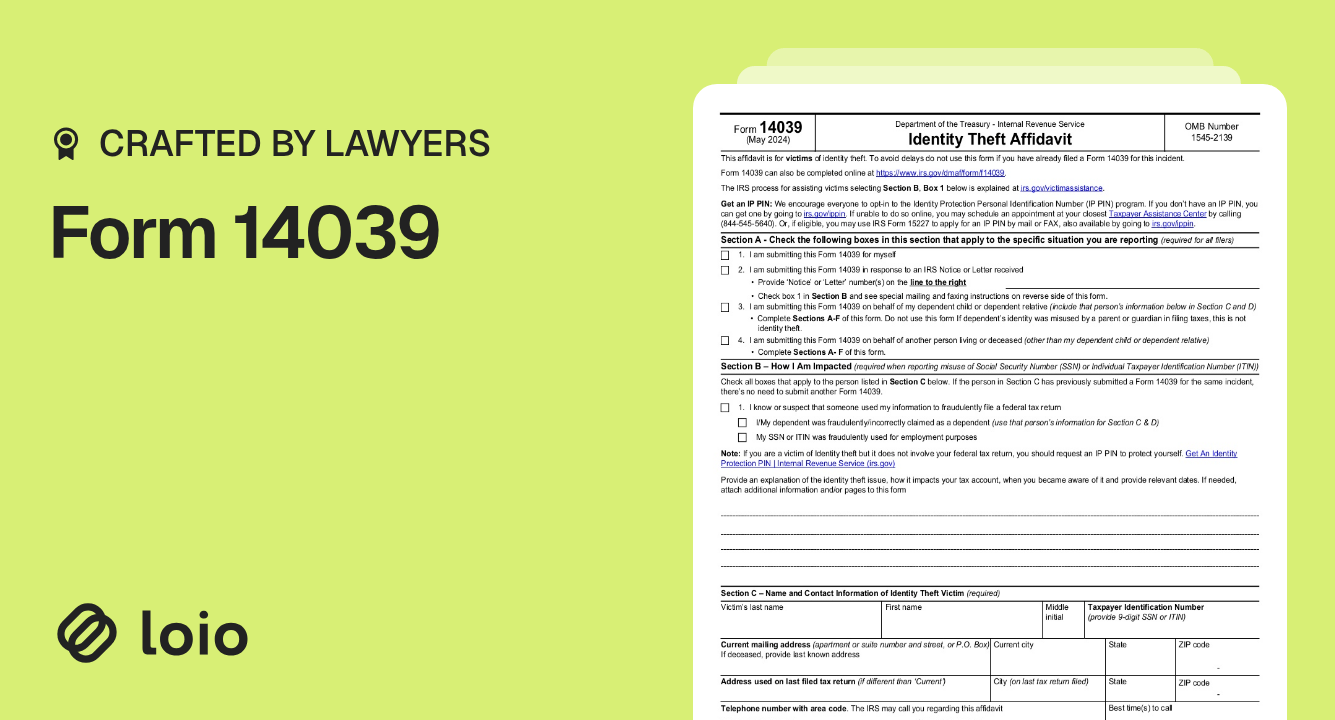 Form 14039 Preview