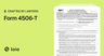 Form 4506-T: Request Tax Return Transcript Online