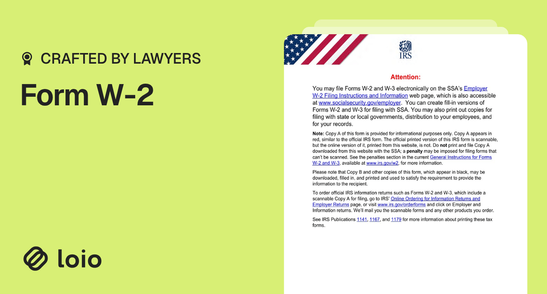 Free IRS Form W-2: Download & Fill Your Tax Document