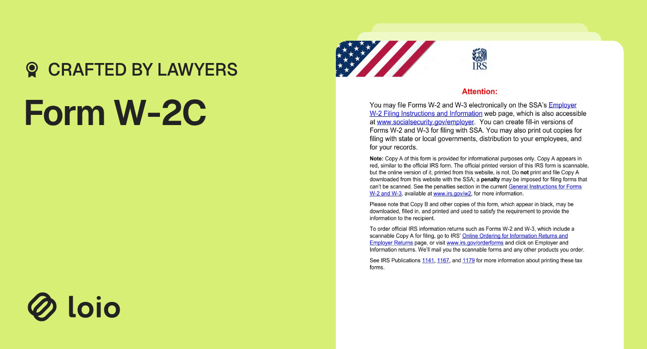 Form W-2C Preview