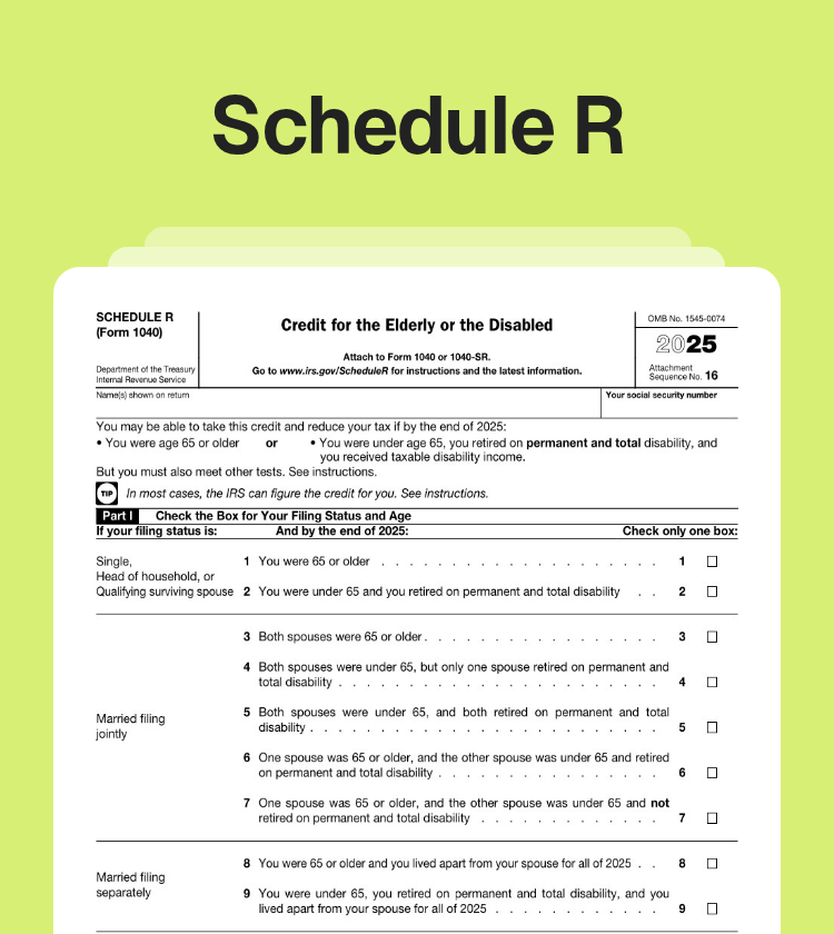 Schedule R Preview