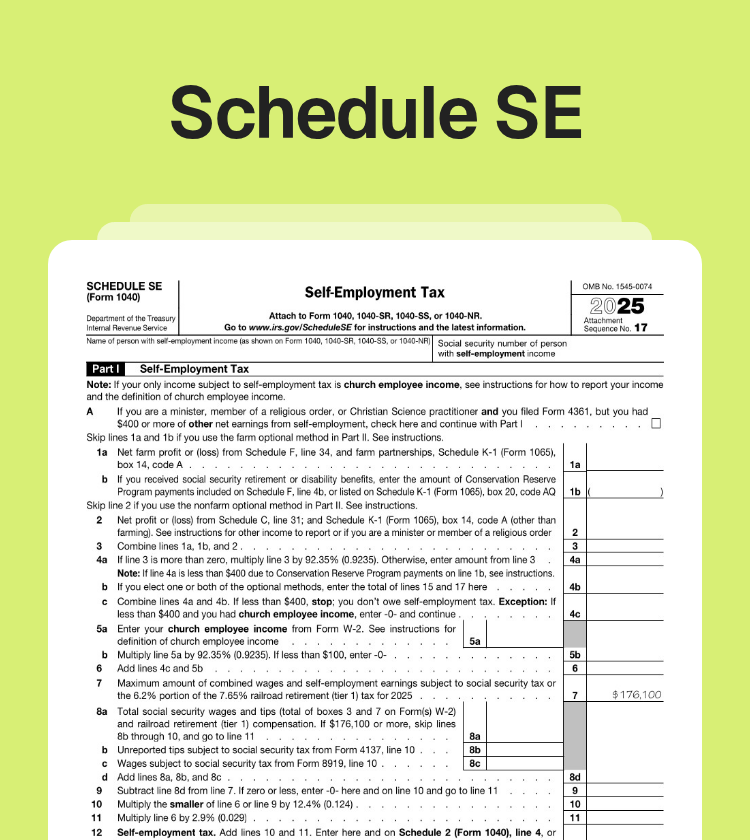 Schedule SE Preview