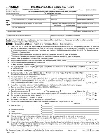 Form 1040-C