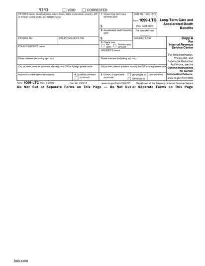 Form 1099-LTC Preview
