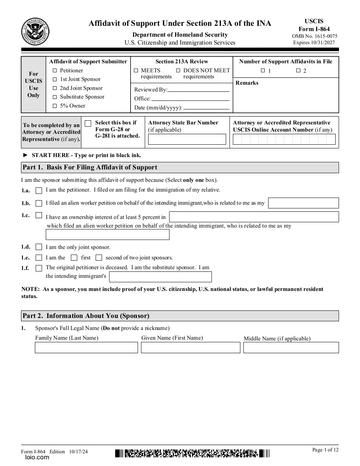 Form I-864