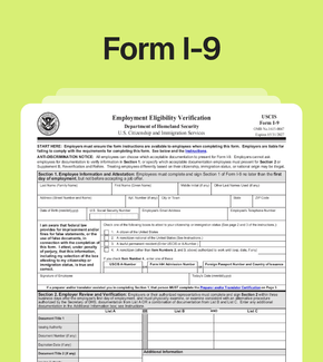 Work Identification Forms Free Form I-9: Essential Employment Verification Guide