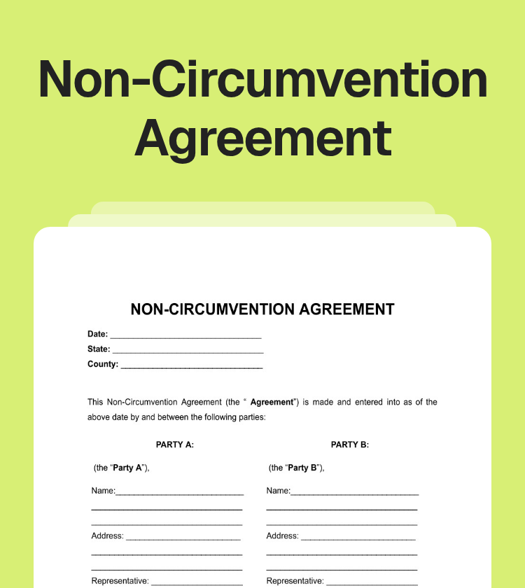 Non-Circumvention Agreement Preview Non-Circumvention Agreement Preview
