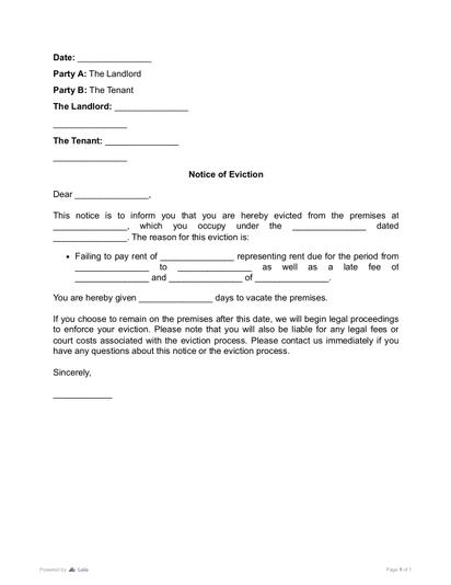 Eviction Notice Preview