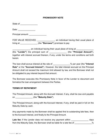 Promissory Note