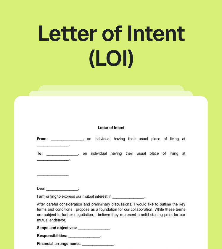 Investor Letter Of Intent Example Feasibility Study: Studying Success: